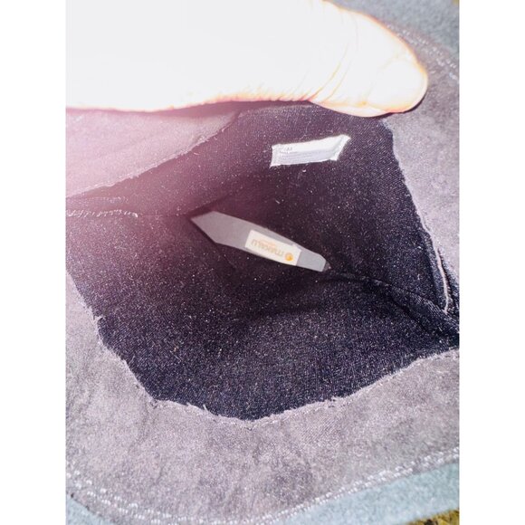 NWT Three Layer Suede Fringe Black Makalu Moccasin Indian Boots Comfort Women 7 - Picture 12 of 13